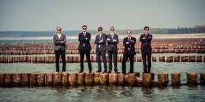 gruppenfoto in Ahrenshoop auf den Buhnen