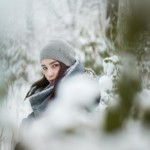 Schnee Fotoshooting in Rostock